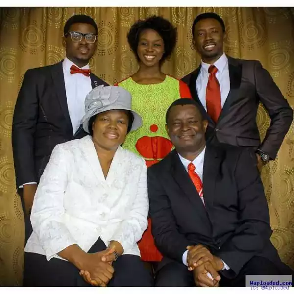 Photo: Mike & Gloria Bamiloye With Their Children Looking Great In A Sunday Photoshoot